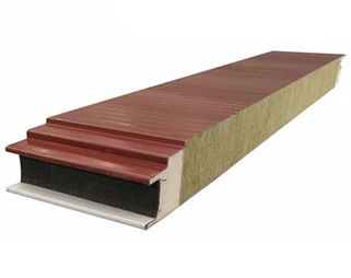 Painéis sanduíche de lã de rocha